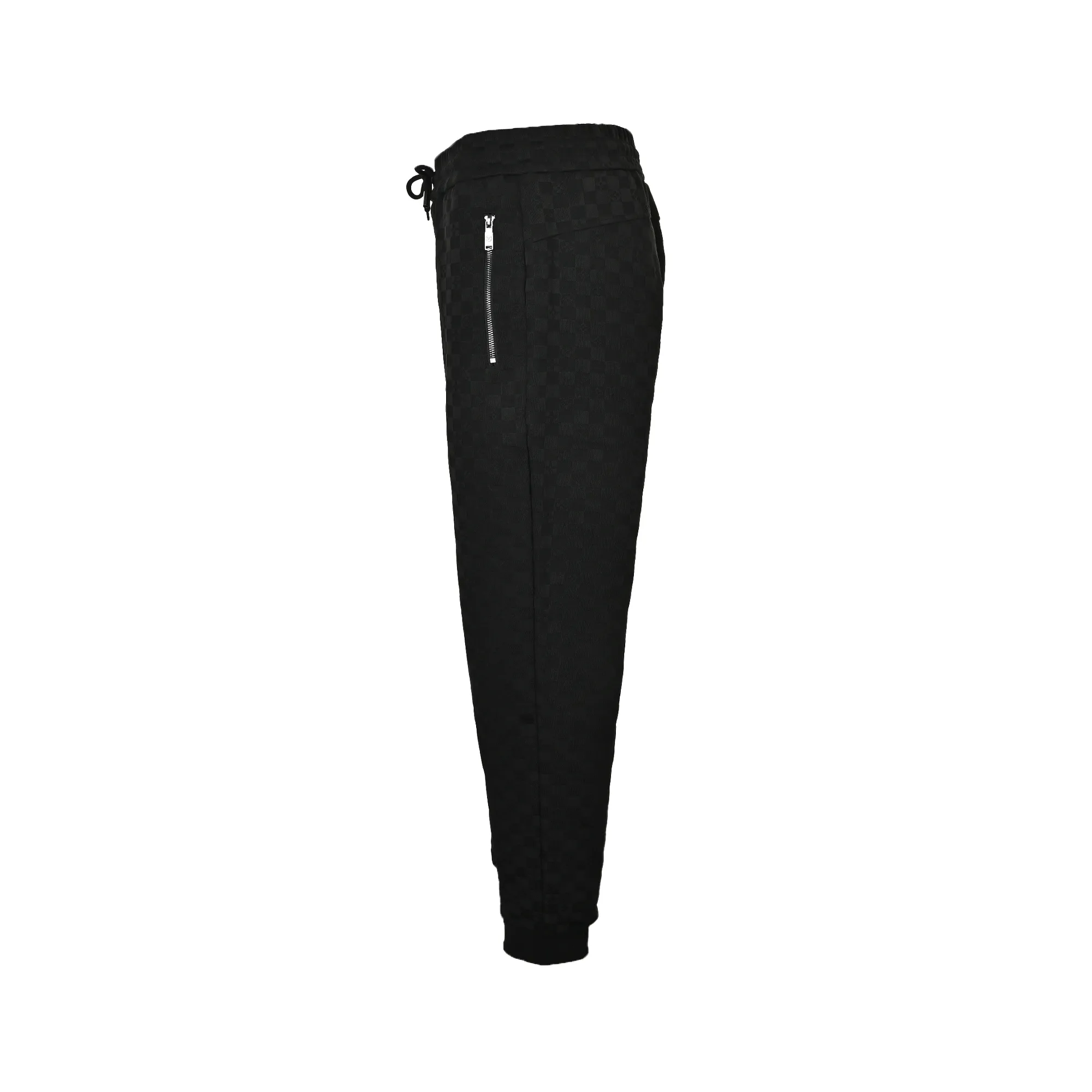 Louis Vuitton/Louis Vuitton logo checkerboard pocket zipper trousers